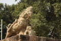 Ancient stone structure preserved at konark temple