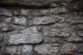 Ancient Stone Wall Close-Up Royalty Free Stock Photo