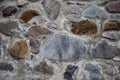 An ancient stone wall consisting of stones