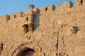 Stone wall at Dormition Abbey - Jerusalem Royalty Free Stock Photo