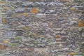 Ancient stone wall texture of the historical building Royalty Free Stock Photo