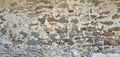 Ancient stone wall texture on the house in Serbia Royalty Free Stock Photo