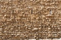 Ancient stone wall texture of the Kerak castle in Jordan