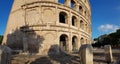 Ancient stone Colosseum in Rome Royalty Free Stock Photo