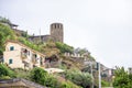 Ancient stone watch tower in Vernazza