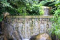 Ancient Stone Waterfall Royalty Free Stock Photo