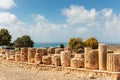 Aphrodite Sanctuary ruins in Cyprus. Royalty Free Stock Photo