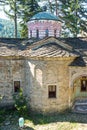 Ancient stonework temple Troyan Monastery, Bulgaria Royalty Free Stock Photo