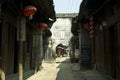 Ancient street with arched gate