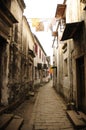 Ancient street in Chinese town