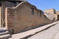 Ancient street in Herculaneum Italy