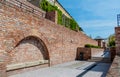 Ancient street, Hradec Kralove, Czech Republic Royalty Free Stock Photo