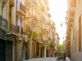 Ancient street of Pamplona town.