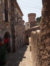 Ancient street in Tosca del Mare Royalty Free Stock Photo