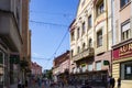 Ancient street in Uzhhorod, Ukraine