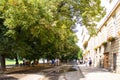 Ancient street in Uzhhorod, Ukraine