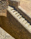 Ancient structure at Gibralfaro fortress, Malaga, Spain