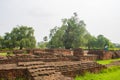 Structures from 2nd BC in Mayadevi Temple Lumbini Royalty Free Stock Photo