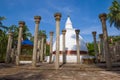 The ancient stupa of Ambastal Dagoba. Mihintale