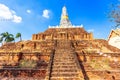 Ancient Stupa at Wat Phra Prathon Chedi in Nakhon Pathom