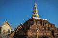 Ancient Stupa at Wat Phra Prathon Chedi, Nakhon Prathom , Thailand.