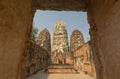 Ancient stupa at Wat Si Sawai,Sukhothai Historical Park, Thailand Royalty Free Stock Photo