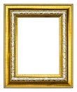 Ancient style golden photo image frame