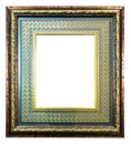 Ancient style golden photo image frame Royalty Free Stock Photo