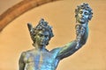 Ancient style sculpture of Perseus with the Head of Medusa in Florence, Italy Royalty Free Stock Photo