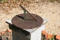 Ancient sun dial Royalty Free Stock Photo