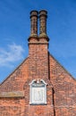 Ancient Sundial on Moot Hall in Aldeburgh Royalty Free Stock Photo