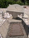 Ancient sundial in Tel Aviv Royalty Free Stock Photo