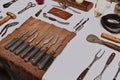 Ancient surgical and dentist instruments