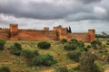 Surrounding walls of Necropolis of Cellah Royalty Free Stock Photo