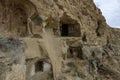 Ancient Surviving Frescoes In Walls Of Caves Of David Gareja Monastery Complex.Kakheti Region