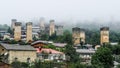 Ancient Svan towers in Mestia, Georgia