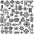 Ancient symbols set