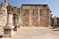 Ancient synagogue in Capernaum Royalty Free Stock Photo