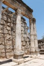 Ancient Synagogue Ruins at Capernaum