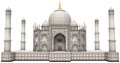 Ancient Taj Mahal Illustration Isolated