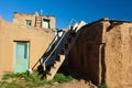 Ancient Taos Pueblo Royalty Free Stock Photo