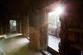 Ancient teak monastery of Shwenandaw Kyaung in Mandalay, Myanmar