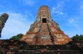 Wat Prha Mahathat Temple in Ayutthaya Royalty Free Stock Photo