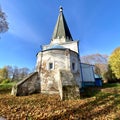 Ancient temple in Annino village, Russia Royalty Free Stock Photo