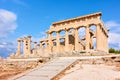 Ancient temple of Aphaea, landmark of Aegina