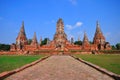 Ancient temple of Ayutthaya, Thailand. Royalty Free Stock Photo
