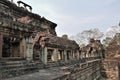 The ancient temple of Bayon, Angkor. Royalty Free Stock Photo