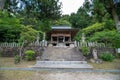 Ancient temple buildings in the Inari Shrine in Arima Onsen, Kobe, Japan Royalty Free Stock Photo