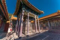 Ancient Temple buildings in Pusading in Wutai Mountain, Shanxi Province, China