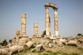 Ancient Temple on the Citadel in Amman, Jordan